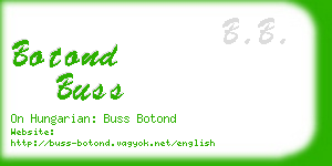 botond buss business card
